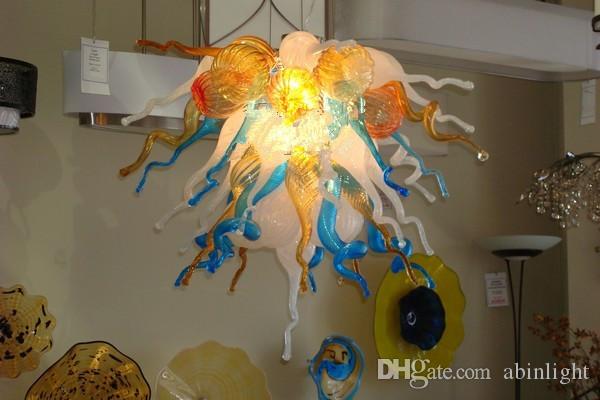 

100% Mouth Blown Borosilicate Modern Home Lamps New Household Items Style Hand Blown Glass Modern Ceiling Chandelier Pendant