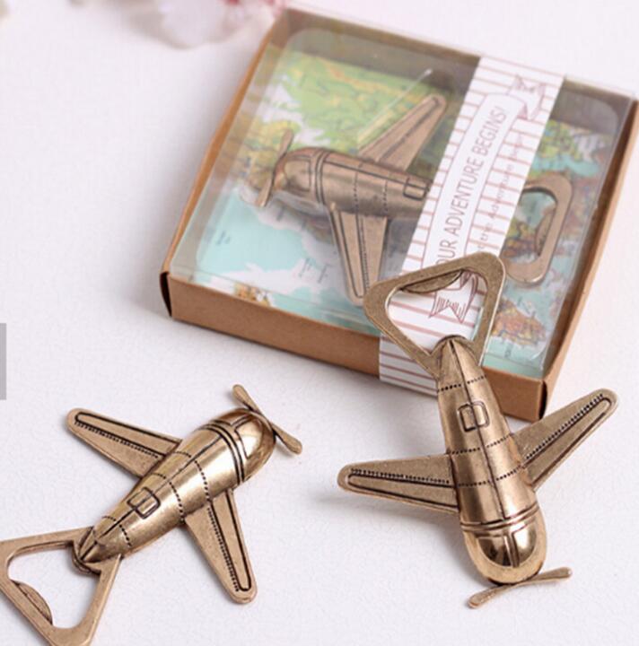 

Airplane Opener Helicopter Beer Bottle Openers Antique Alloy Plane Shape Bottle Opener Wedding Party Gift Kitchen Bar Tool GGA2521