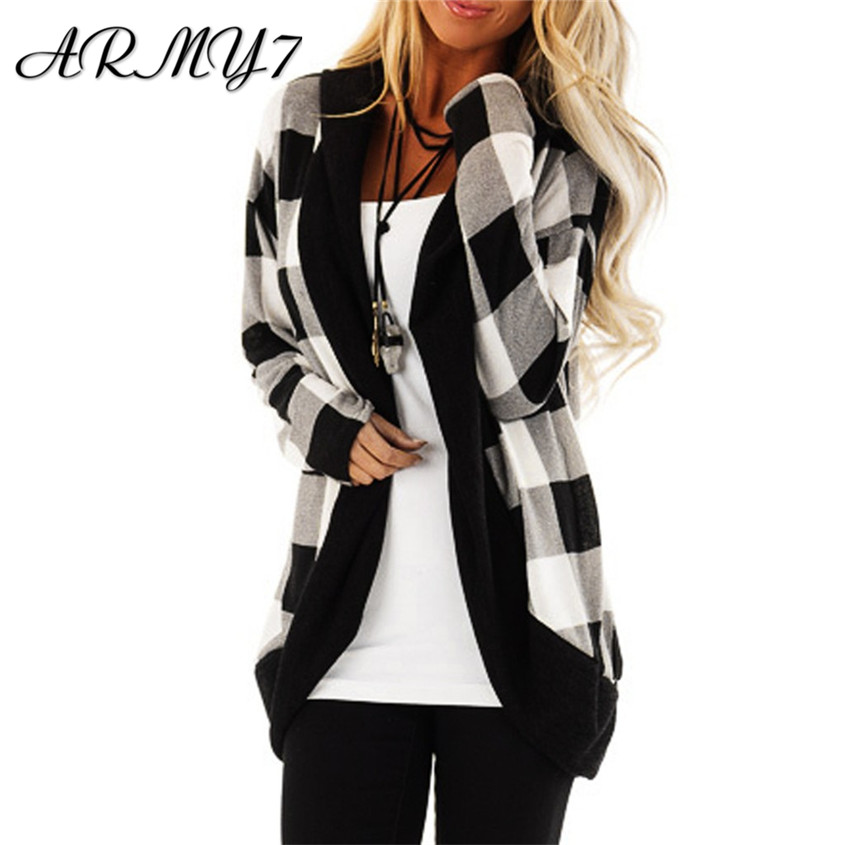 

Women' Plaid Sweatshirt Tunic Ladies Oversized Hoodies Sudadera Autumn Winter Fluffy Hooded Long Sleeve streetwear Coat black, Red