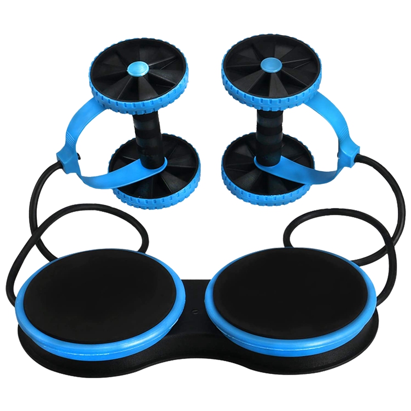 

Ab Roller with Resistance Band Multifunctional Abinal Muscle Wheel Ab Machine Exercise Equipment Blue