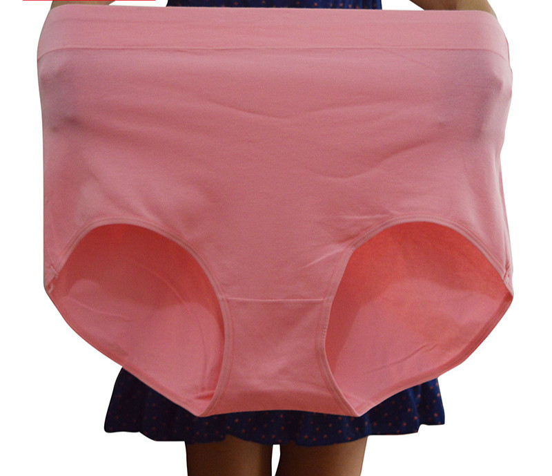 

Fashion seamless High Waist Period Panties comfortable for women Cotton underwear lingerie plus size female briefs, Beige