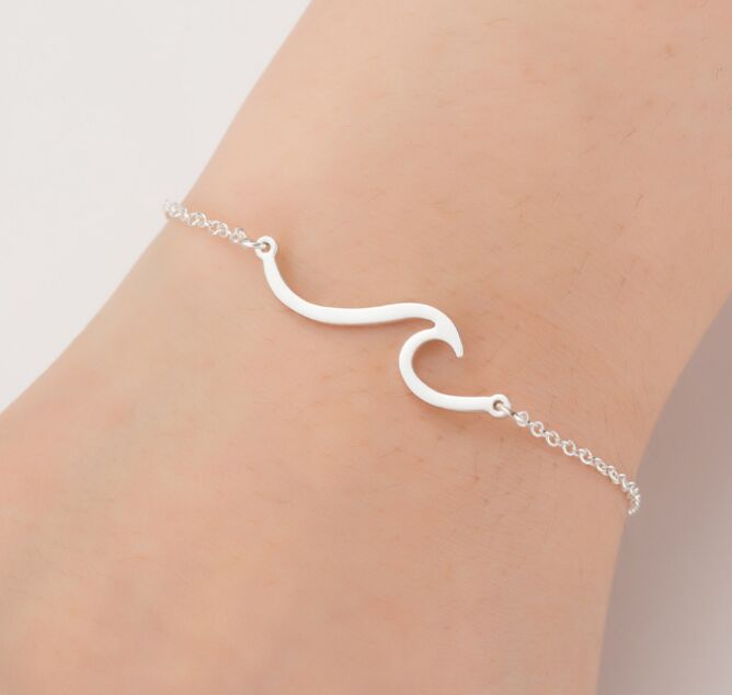 

20pcs/lot NEW Women silver Wave Charms Chain Ankle Anklet Bracelet Barefoot Sandal Beach Foot Jewelry, Red;blue