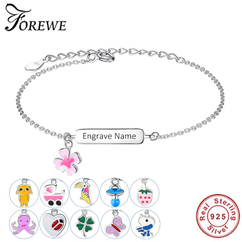 EoCot Silver Plated Lucky Love Link Adjustable Bracelet with White Crystals Clover Bangle Jewelry Best Birthday Gifts for Women Girls
