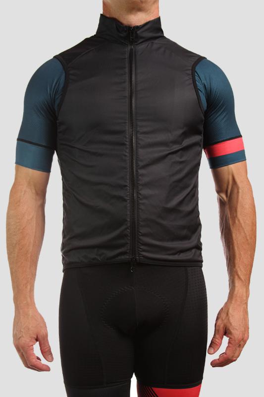 

Black Pro TEAM Sleeveless Cycling Jacket Vest Ropa Ciclismo road bicycle windproof cycling vest