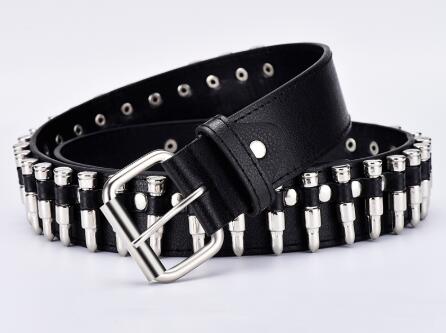 

ladies bullet belt punk rock style new ladies belt with motorcycle jeans fashion decoration free shipping, Mixed style