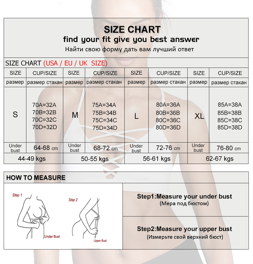 36b Size Chart