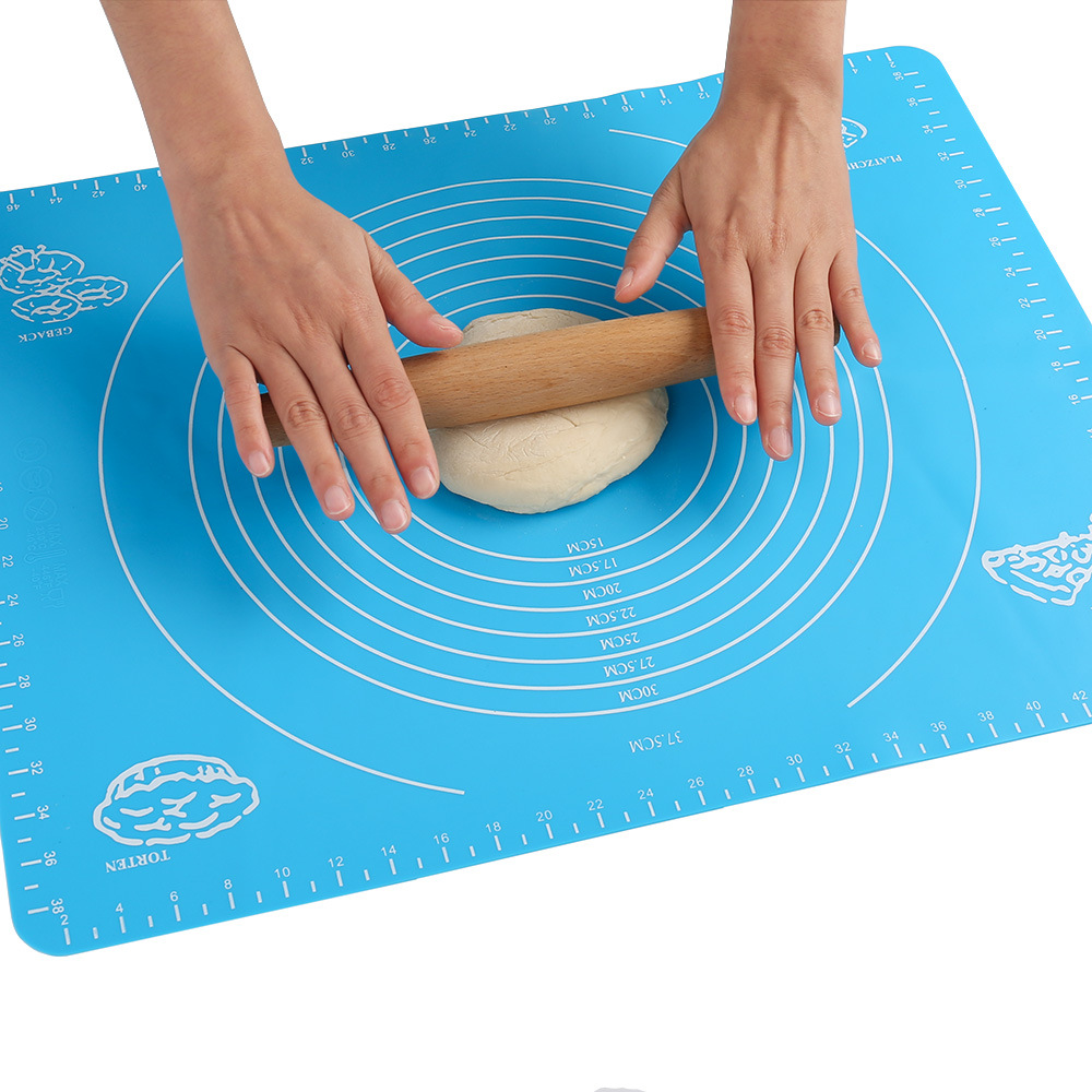 

Silicone Baking Mat Thickening Flour Rolling Scale Mat Kneading Dough Pad Baking Pastry Rolling Mat Bakeware Liners 40X30cm