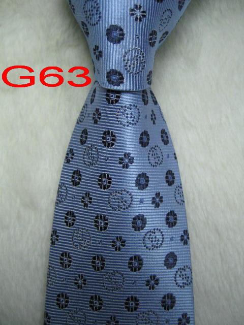 

G63 #100%Silk Jacquard Woven Handmade Men's Tie Necktie