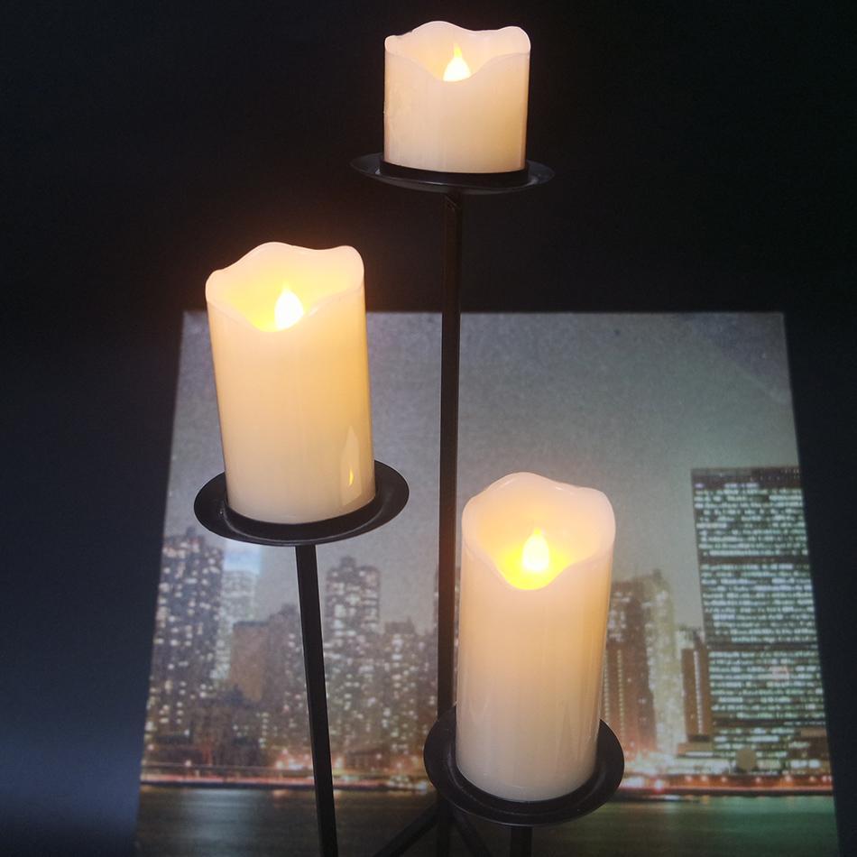 Can You Light A Candle In A Hotel Room Flameless Uneven Edge Electrical Paraffin Wax LED Candle For Wedding