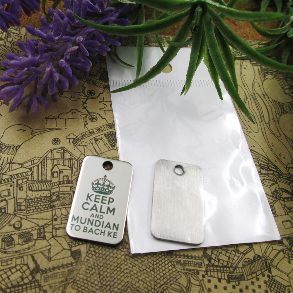 

40pcs--"keep calm and mundian to bach ke"stainless steel charms more style for choosing DIY Charms pendants for necklace