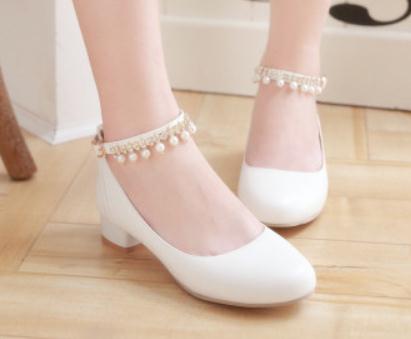 

2019 Women's shoes in Spring and Autumn with New style Low heel round head @5049, Black