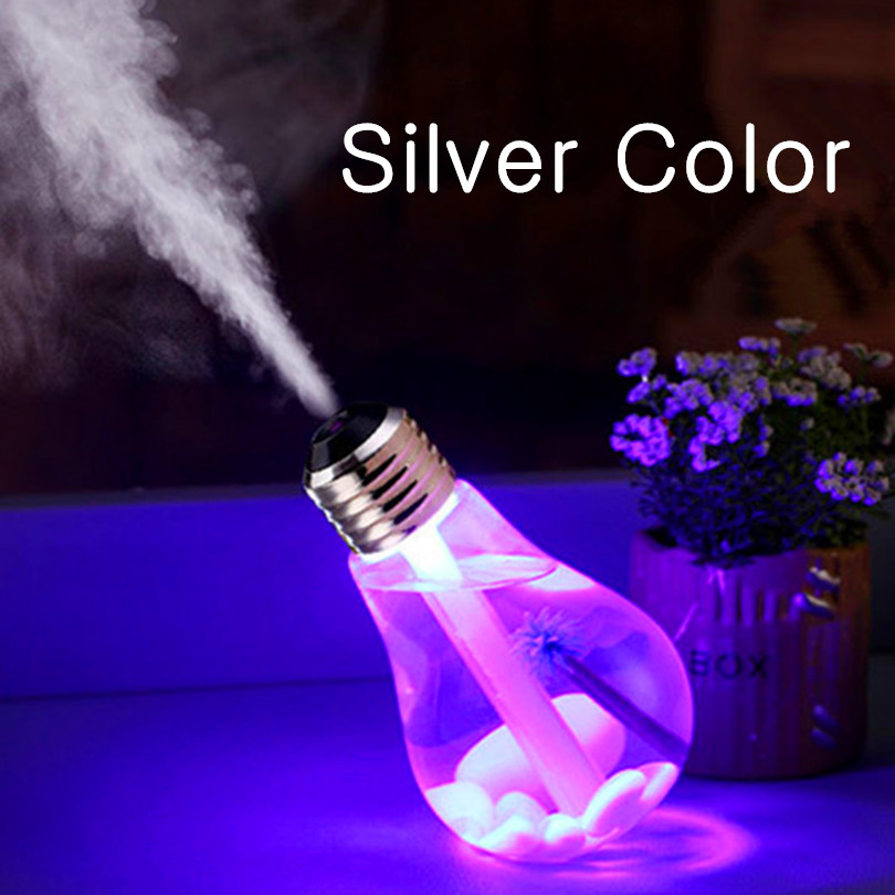 

Bulb Designer Essential Oil Diffuser Ultrasonic LED USB Port Plant Tree 3 Colors For Option Aroma Diffuser Difusores Humidifier Usb 400ML