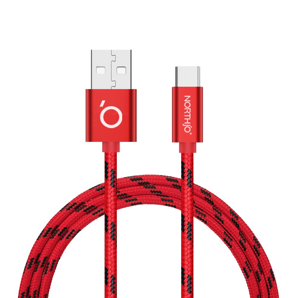 

NORTHJO Type-C to USB Charging Data Cable - 1M, Silver