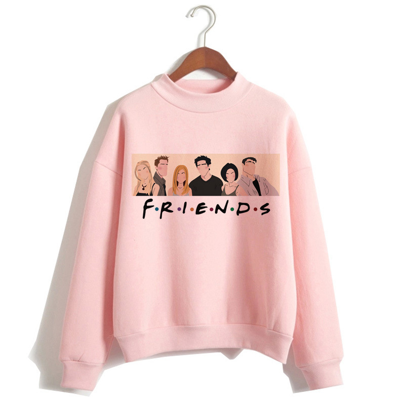 

Womens Letters FRIENDS Print Long Sleeve Hoodie Sweatshirt Ladies Slouch Pullover Jumper Tops Large size 3XL Brand New 2019