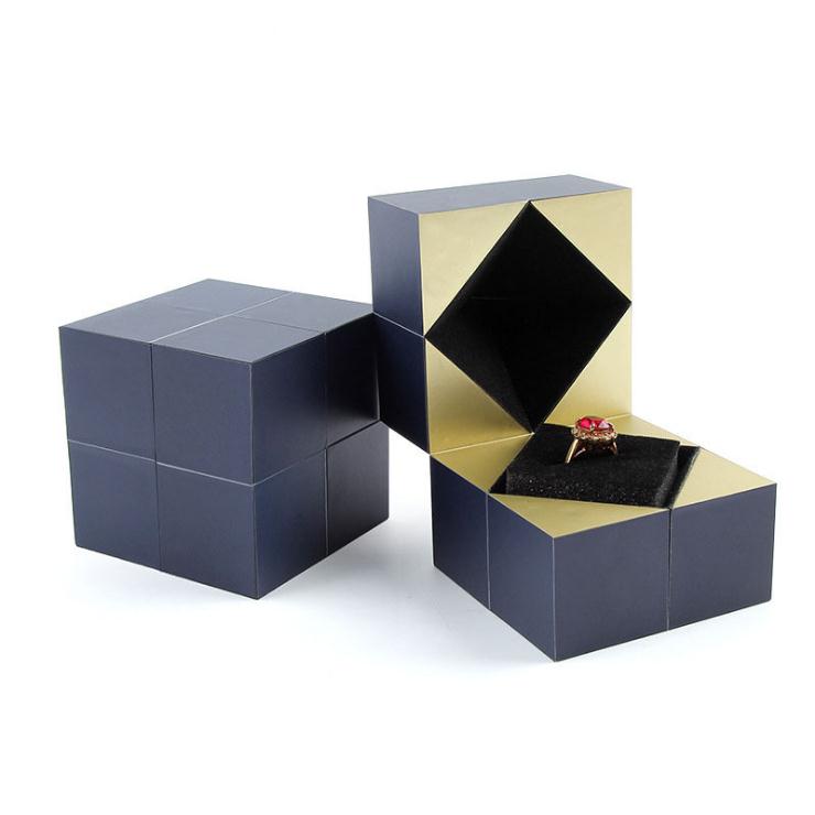 

Creative Magic Cube Jewelry Box Earrings Ring Box Proposal Engagement Wedding Jewelry Case Gift Accessories Packaging