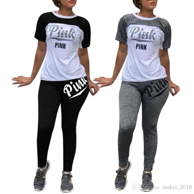 camiseta rosa de gimnasia