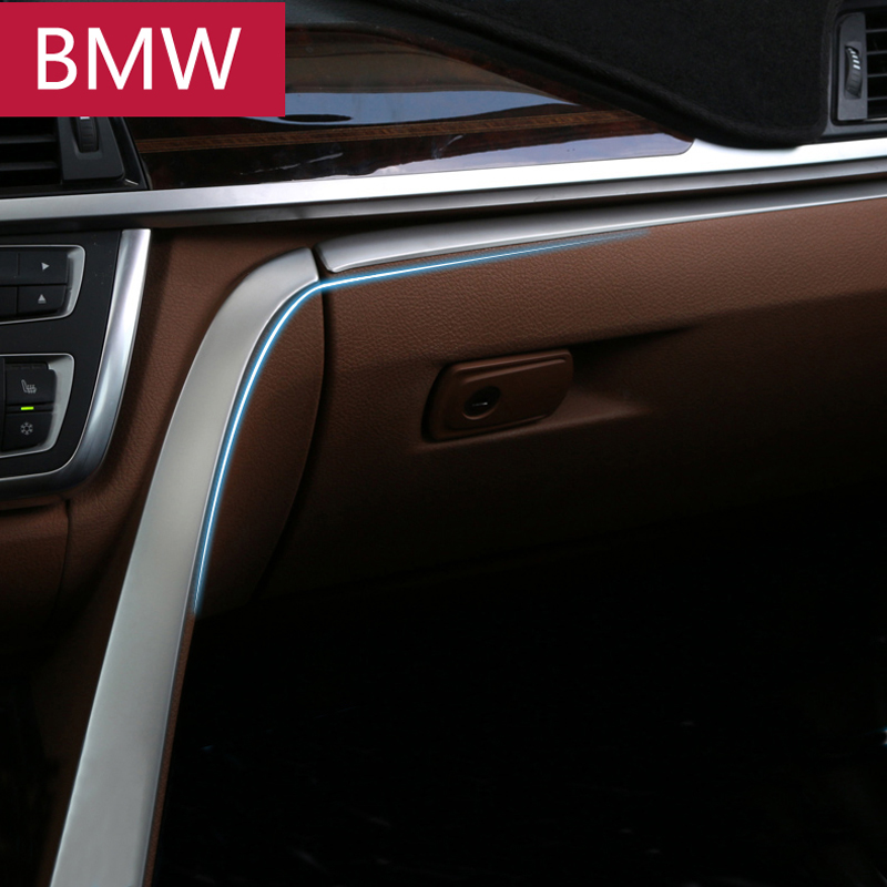 

Accessories For BMW 3 4 Series 3GT F30 F32 F34 Car Styling Inner Glove Box Co-pilot Toolbox Sequin Cover Decorative Strips Trim Sticker