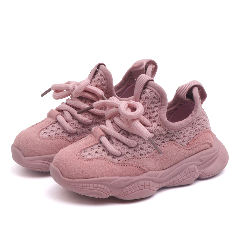 

Unisex Kids Children Shoes Boys Girls Toddler Sneakers Sport Mesh Breathable Fashion Casual Kid Shoes Boy Size 21-30 New, Pink