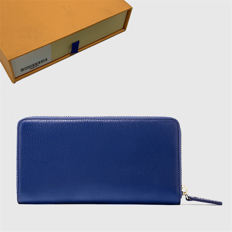 

Wallets Womens Wallet Purse Zippy Wallet Lady Long Wallets Fold Card Holder Passport Holder Women Folded Purses Coin Photo Pouch 18-46, With orange box