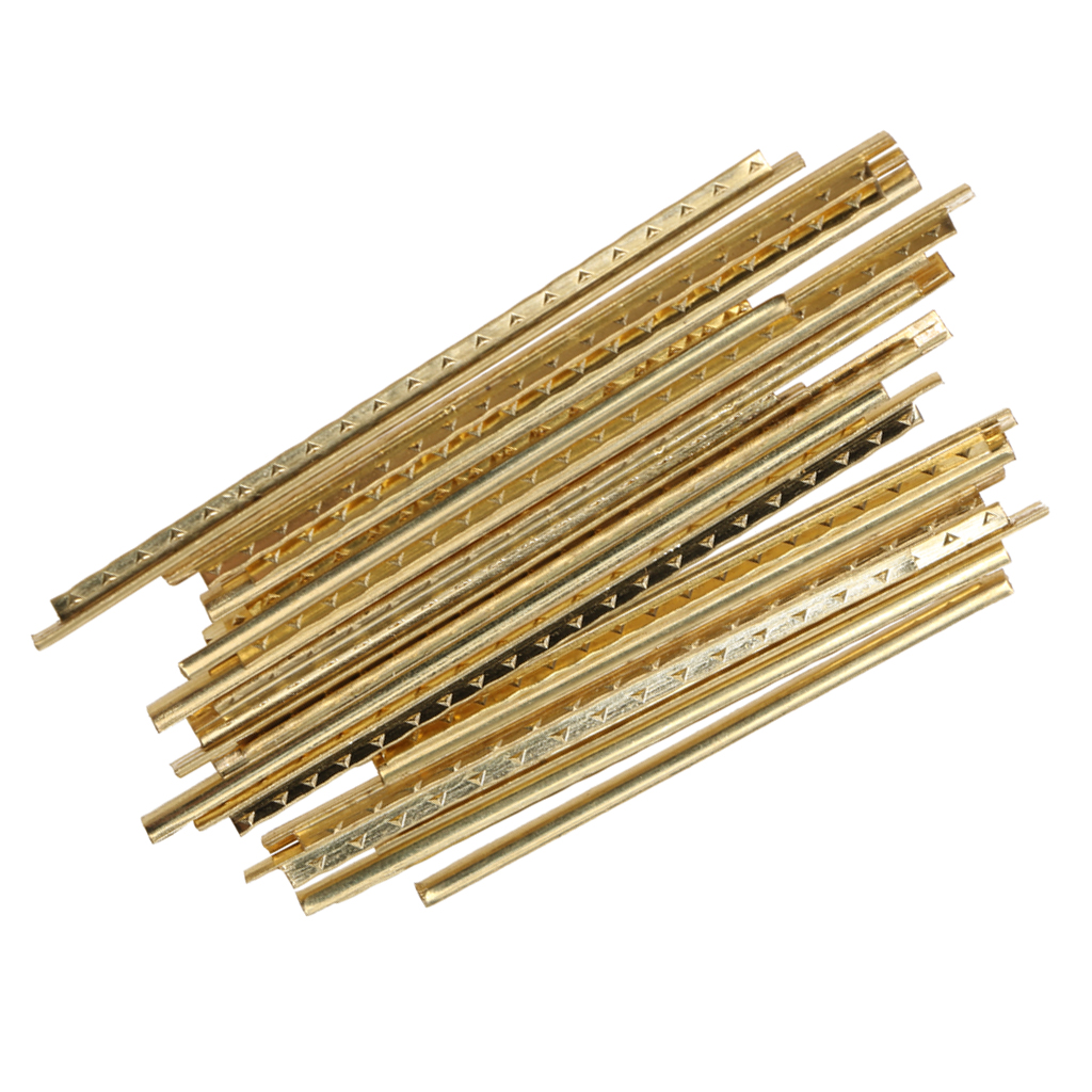 

Pack/19Pcs Durable Classical Guitar Fret Wire 2.2mm Brass Quality