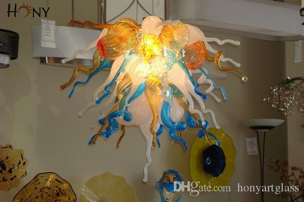 Free Shipping 110v/120v/220v/240v CE/UL Certificate Borosilicate Glass Art Mini Chandelier Lights-image-524595230
