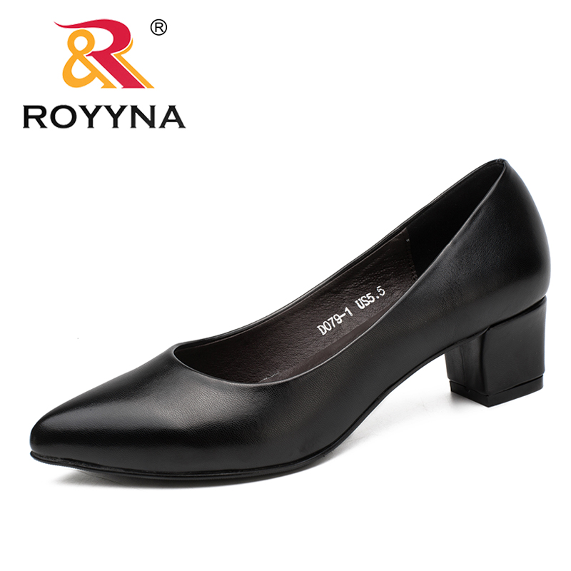 

ROYYNA New Classics Style Women Pumps Shallow Women Shoes Pointed Toe Lady Wedding Shoes Comfortable Light Soft Free Shipping, Black