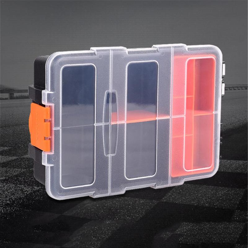 

F-156 Portable Plastic Tool Parts Storage Box Suitcase Spanner Screwdriver Parts Organizer Box Electrician Tool Suitcase