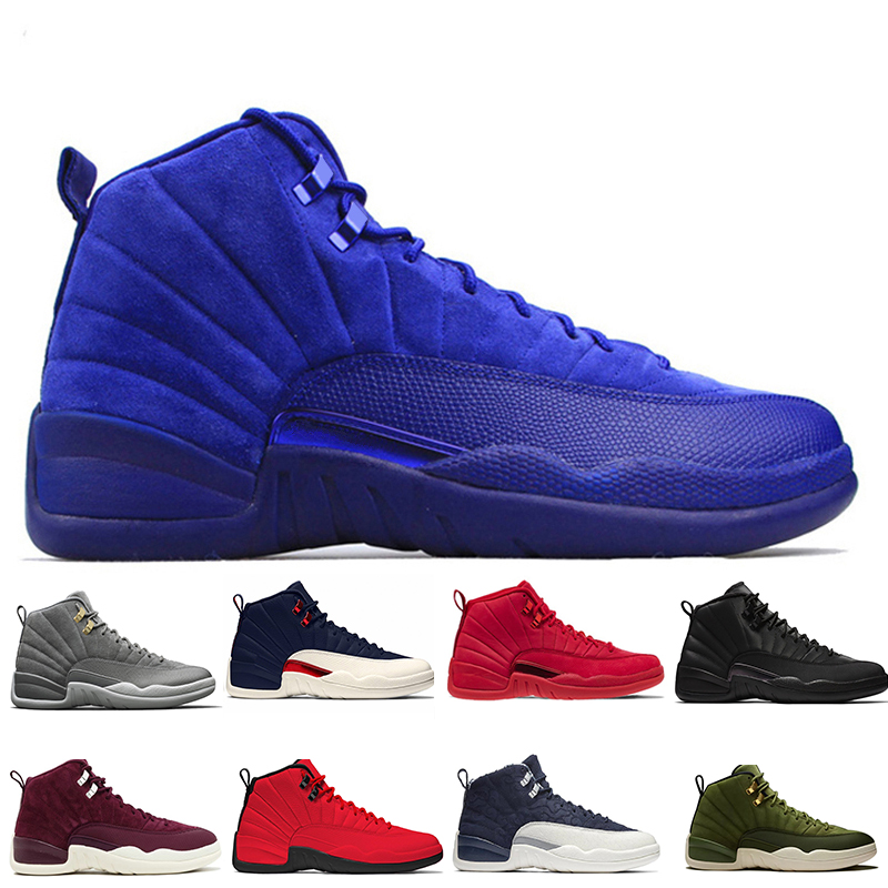 

12 12s Gym red Bulls mens Basketball shoes Michigan International Flight College Navy Flu Game Taxi Bordeaux men sports sneakers designer, #14 high wine red