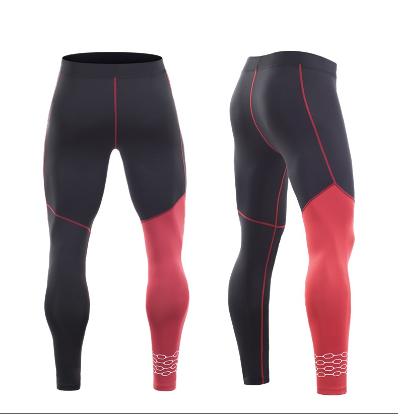 

Running Pants Compression Pants Elastict Quick Drying Breathable Anti-swea Sports Running Fitness Training Tights Leggings Trousers, Colour 1