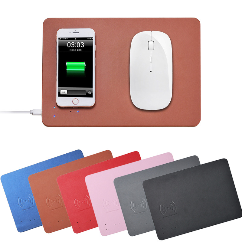 

Qi Wireless Fast Charger Mouse Pad/Mat For iPhone 8 8 Plus for iPhone X for Samsung Galaxy S8/7