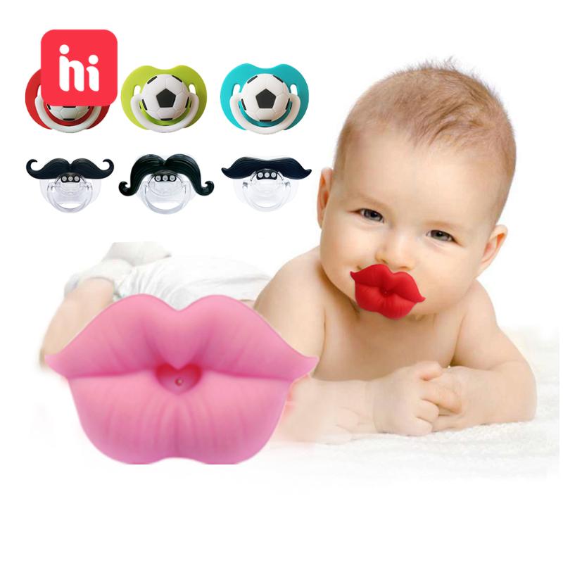 

Cute Silicone Baby Pacifier Infant Nipple Soother Joke Prank Toddler Nipple Teether Newborn Pacifier Clips Nipples