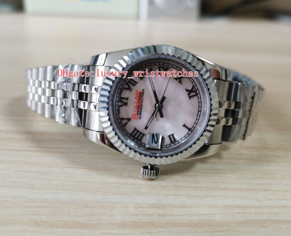 

Fashion good Wristwatches pink shell 279174-0017 279174 31mm 36mm 316L jubilee Asia 2813 Mechanical Automatic Ladies Watch Women's Watches, No box papers