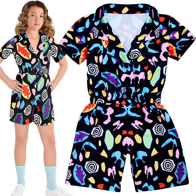 

halloween costumes kids Stranger Things Cosplay Clothing 5-14T Girls Jumpsuits 115-165cm kids designer clothes girls Wholesale KSS372, As pics show