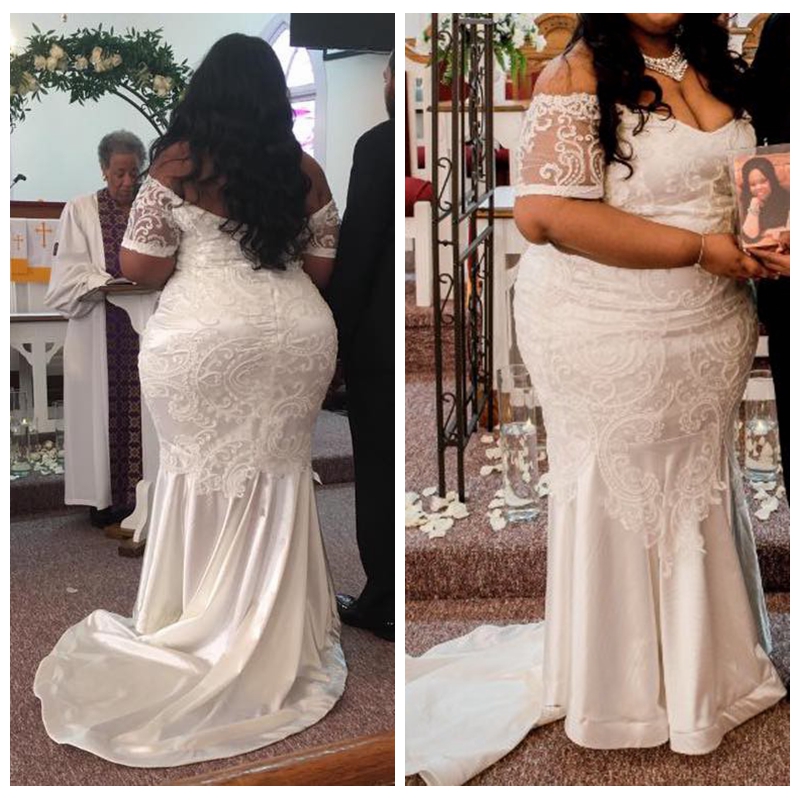 plus size modest wedding dresses