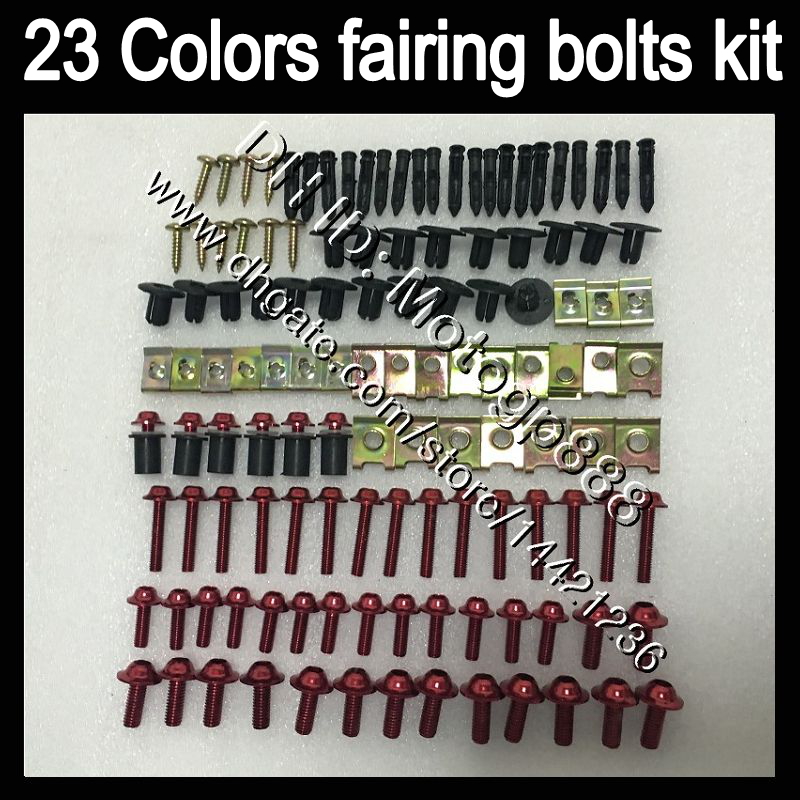 

OEM Body full bolts kit For YAMAHA YZFR6 98 99 00 01 02 YZF-R6 YZF R6 1998 1999 2000 2001 2002 GP71 Fairing Nuts screw bolt screws Nut kit, No. 27
