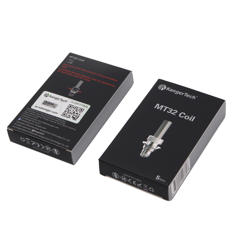 

100% Authentic Kanger MT32(Coil Unit) coils 1.5/1.8/2.2/2.5ohm atomizer core for Mini Protank 2 EVOD Unitank TANK