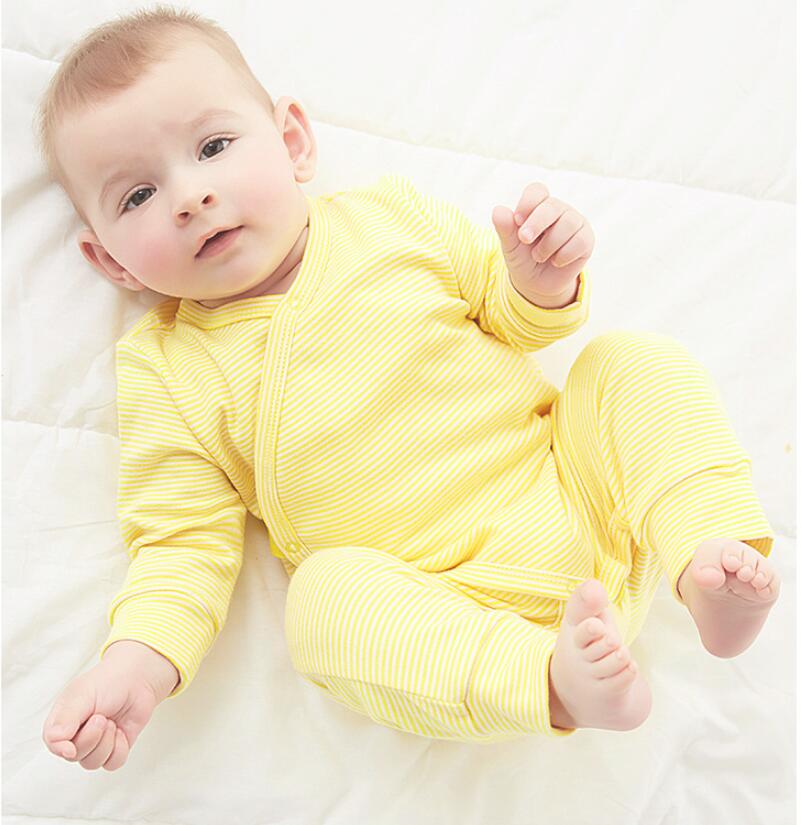 

Baby Long Sleeve Round Neck 100% Cotton Outside One-piece(2-pack) Rompers Infant Spring and Autumn Jumpsuit Bodysuit HPY 002, Red