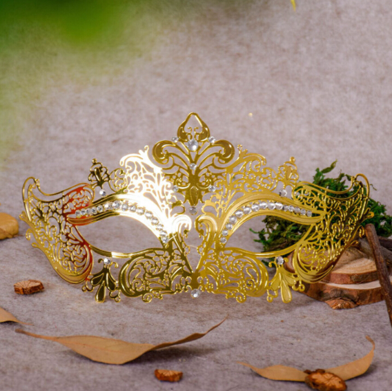 

2021 Halloween Explosives Classical metal branding pattern eye sexy alternative sexy mask masquerade stage wrought iron