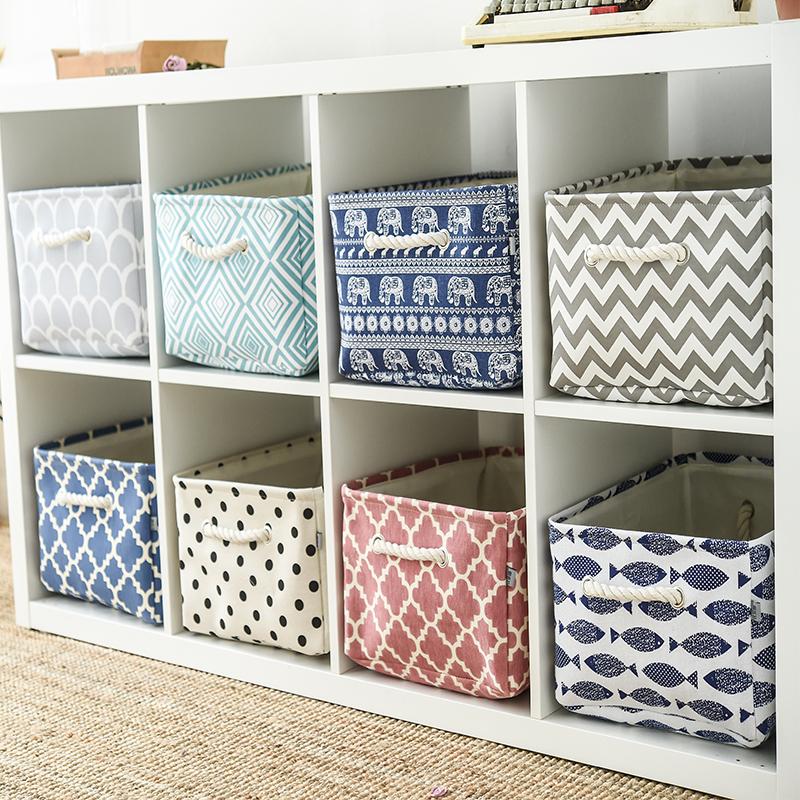 canvas toy storage boxes