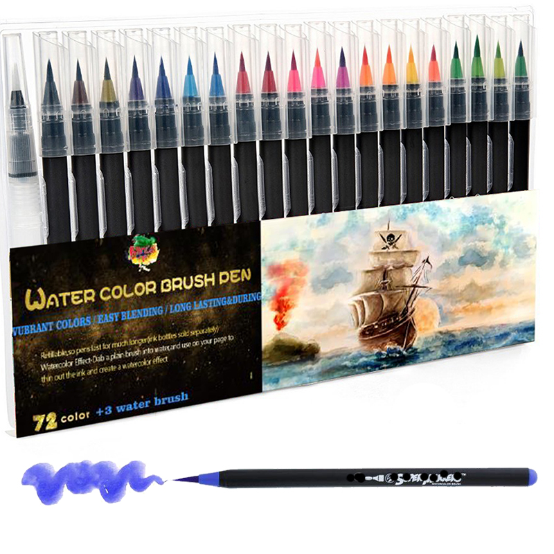 

Sketch Markers Drawing Painting Stationery Watercolor Brush Pen