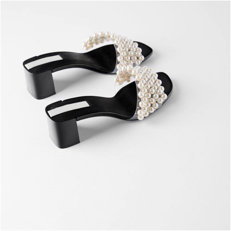 

Block Heels Outside Sandals Comfort Shoes For Women Espadrilles Platform Open Toe Suit Female Beige Slip-on Loafers Summer