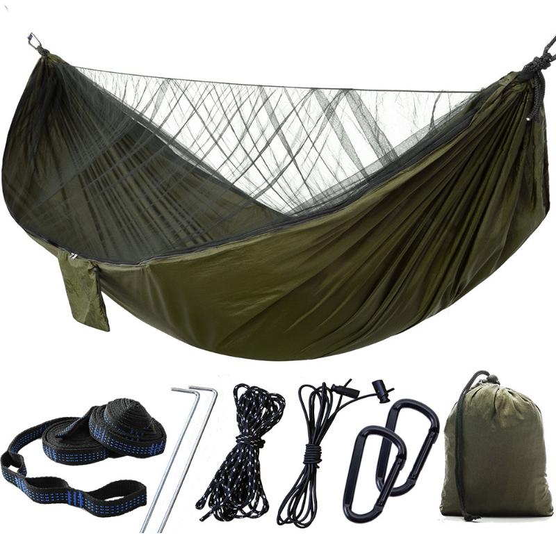 

Upgraded mosquito net can be opened automatically and quickly open anti-mosquito hammock outdoor double mosquito net hammock
