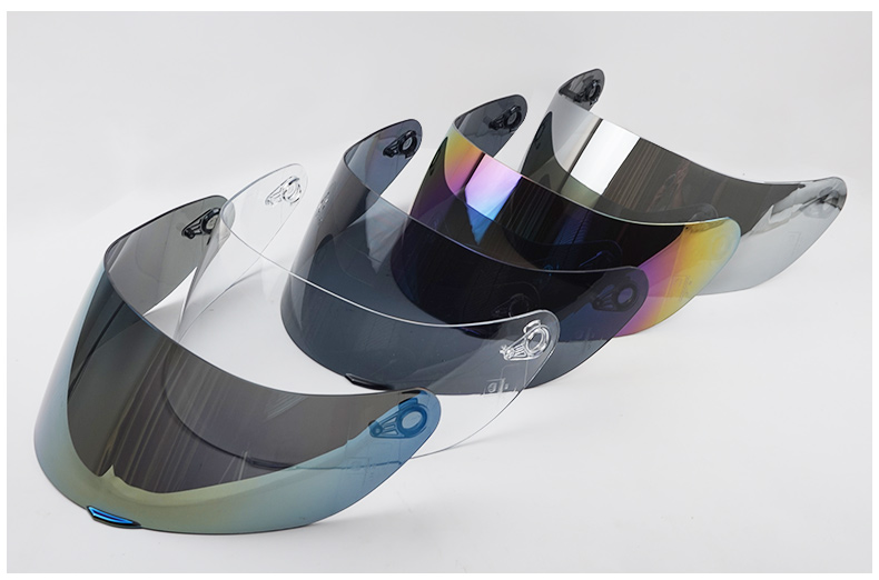

hxlmotostore Helmet visor for AGV K5 K3 SV Full face Motorcycle Helmet Shield Parts original glasses for agv k3 sv k5 motorbike helmet Lens, 902rainbow