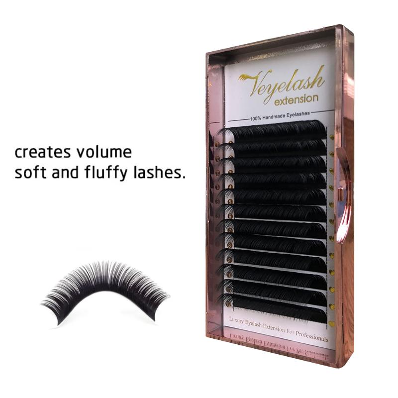 

Veyelash 8mm-16mm False Mink Extensions Individual Eyelashes Extension Silk Lashes Russian volume eyelash make up
