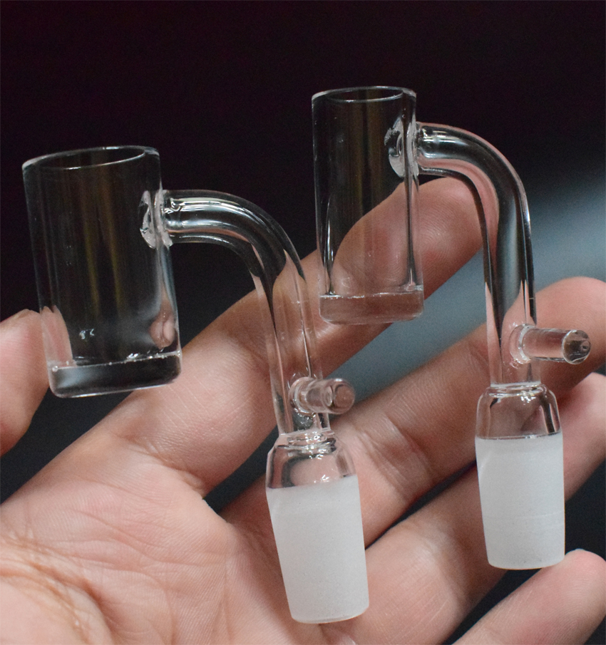 

14mm quartz enail domeless nails fit 16mm 20mm coil with male female 90 degree joint quart banger nail fit oil rigs glass bongs