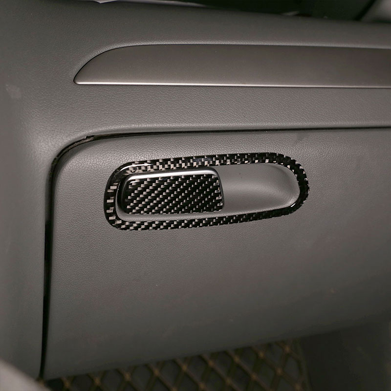 Autoinnenleisten Auto-Carbon-Faser-Links-Laufwerk Multimedia-Rahmen B dekorative Aufkleber Autozubeh/ör for Mazda Axela 2017-2018