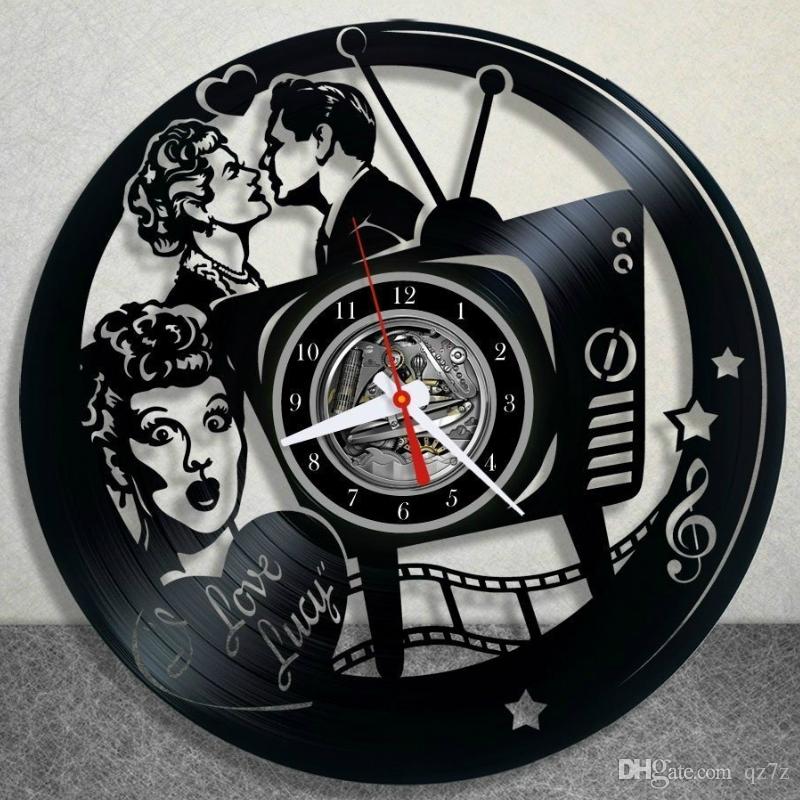 Grosshandel 2019 Ich Liebe Lucy Lady Love Vinyl Wanduhr Vintage Wohnkultur Mode Raumdekoration Lucy Ist Die Welt Thema Grosse 12 Zoll Farbe Schwarz Von Yolymok 19 95 Auf De Dhgate Com Dhgate