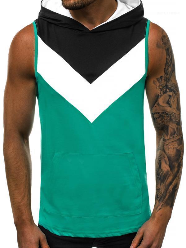 

Striped Tank Tops Summer Running mens Shorts Male Clothes Mens Sports Vest Quick Drying Breathable, Black