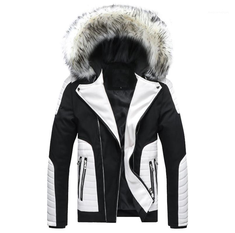 

Parkas Mens Designer Winter Hooded Down Coats Warm Thick Windbreaker Hooded Fur Down