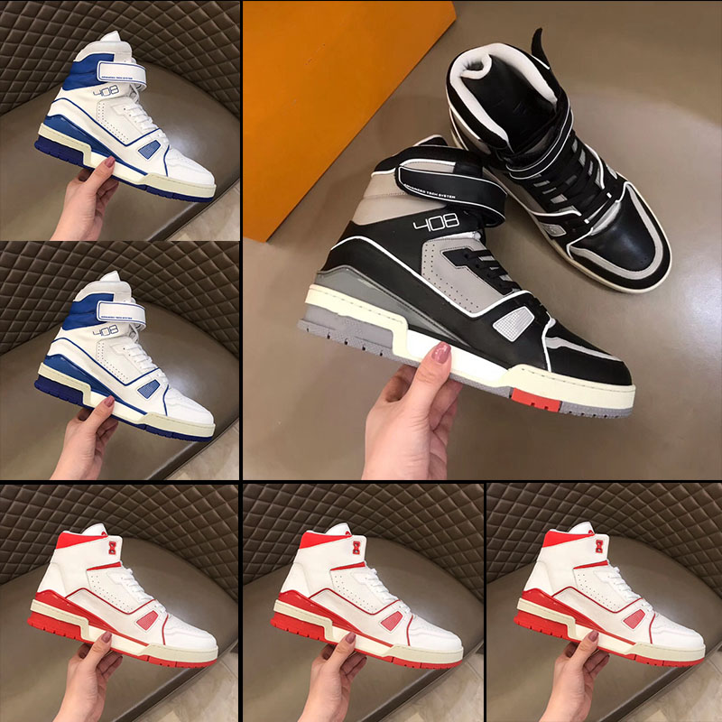 

2019 men's high-top designer TRAINER casual shoes men's knit briefs casual shoes size 38-44, Black
